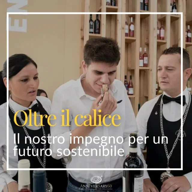 Mancano solo 2 giorni al nostro 60° anniversario!

La nostra storia è iniziata per dare valore a una professione e a una comunità. 

Oggi, quella stessa responsabilità è cresciuta e ci spinge ad andare "oltre il calice"
per prenderci cura del mondo che ci circonda. 

Questa non è solo un'intenzione, ma una promessa formale, sancita dalla nostra scelta di essere un Ente del Terzo Settore. 

È un impegno che si traduce in azioni concrete, basate su tre pilastri fondamentali: Ambientale, Sociale e Governance (ESG).

Crediamo che la tutela dell'ambiente passi dalla cultura. Per questo investiamo sui giovani talenti, finanziando borse di studio che esplorano il valore e la fragilità
del nostro paesaggio.

Mettiamo le persone al centro. Sosteniamo progetti rivoluzionari per l'inclusione di chi è più fragile, promuoviamo la parità di genere nel mondo del vino e trasformiamo l'eccellenza enologica in solidarietà concreta in tutta Italia.

Facciamo tutto con la massima serietà. 

La nostra governance come ETS è la garanzia della trasparenza e della responsabilità con cui portiamo avanti ogni singola iniziativa.

#ESG #TerzoSettore #AIS60 #aisitalia